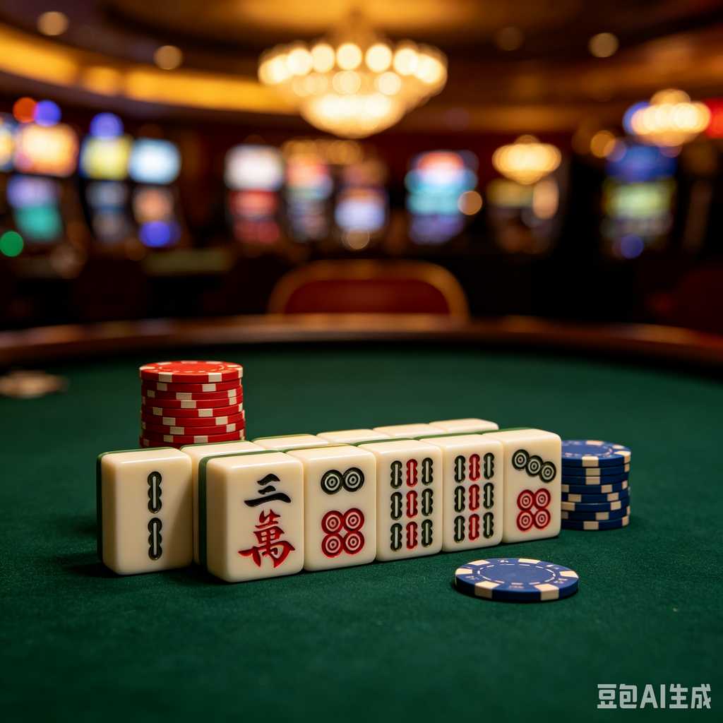 vintage style mahjong set