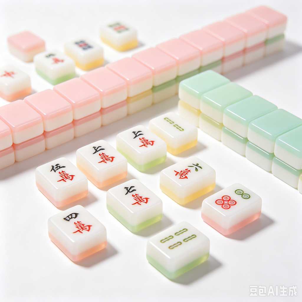 lightweight mahjong tile set
